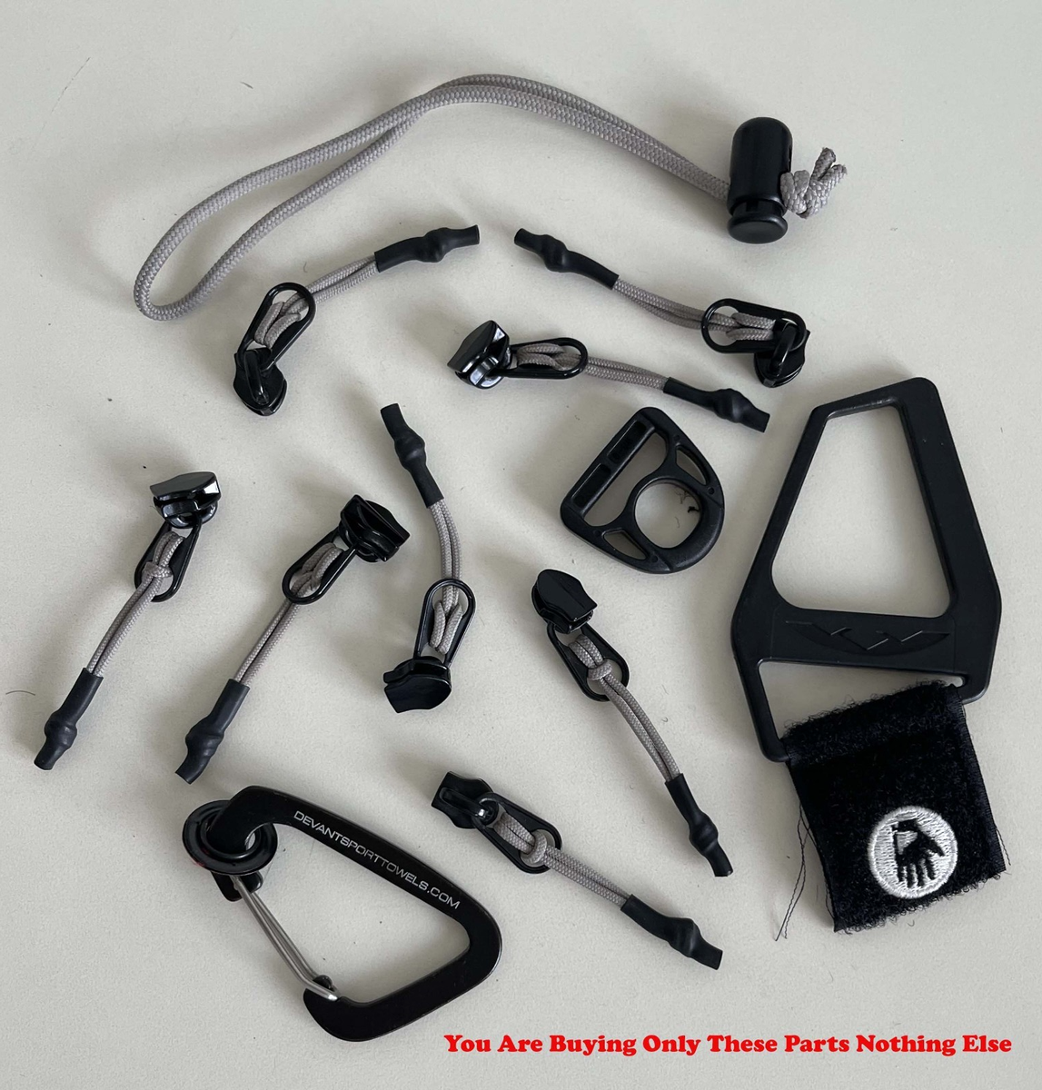 SUN Mountain 4.5LS 14 Way Golf Bag Handle Zipper Hold Pull Hook