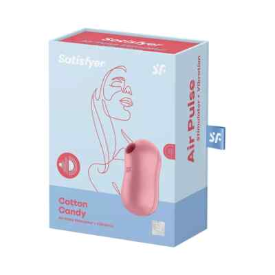 Satisfyer Cotton Candy Clitoral Stimulator Vibrator - Clitoris Sucker, IPX7