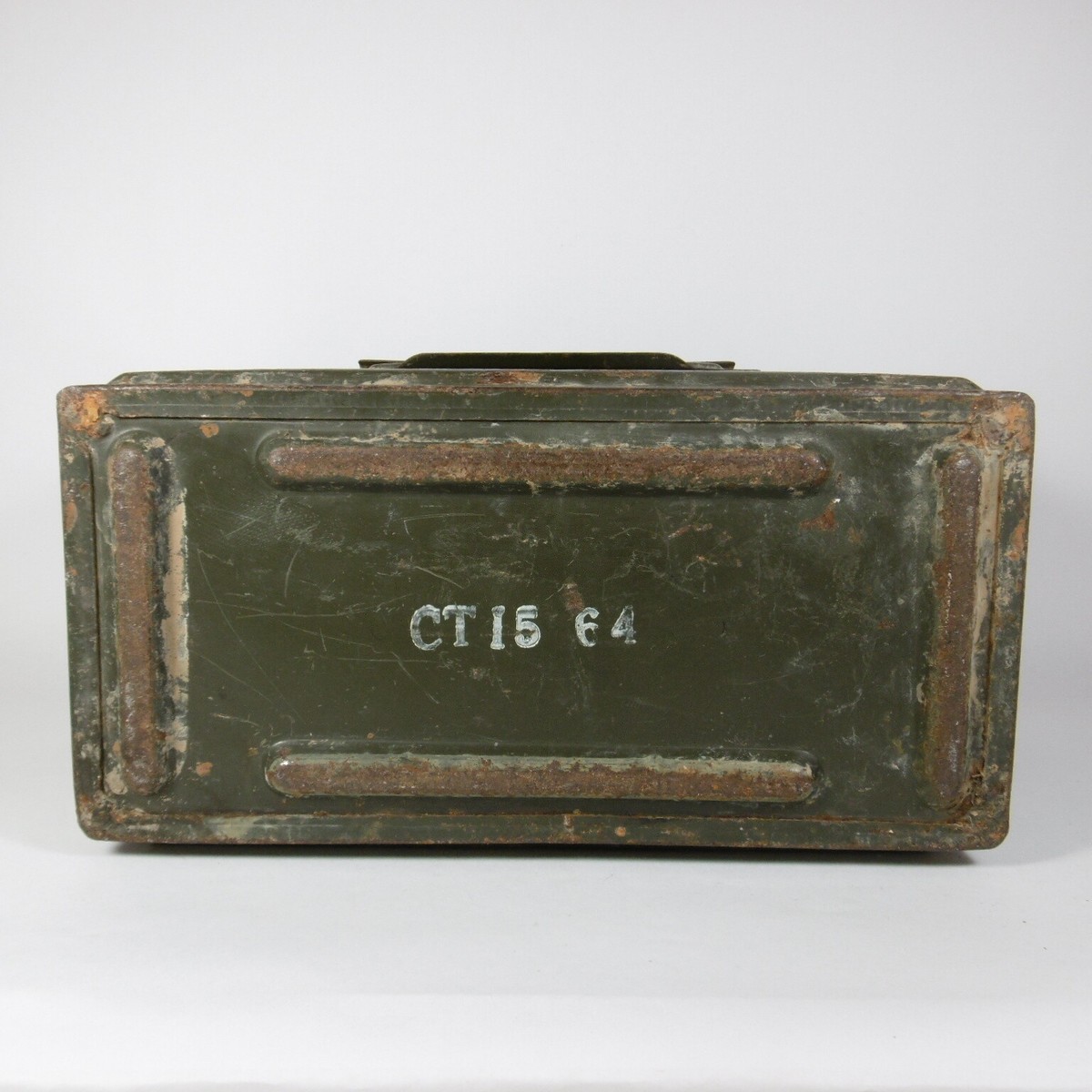 Cassa Portamunizioni Americana In Legno 1954 - Foto 11