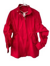 Fabletics Gianna Full Zip Jacket Womens XXS Persimmon Sandalwood Athleisure Gym