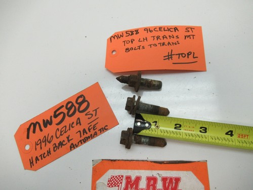 LEFT TOP TRANSMISSION MOUNT BRACKET BOLT BOLTS NUT TO AUTOMATIC TRANSMISSION LH - Picture 2 of 4