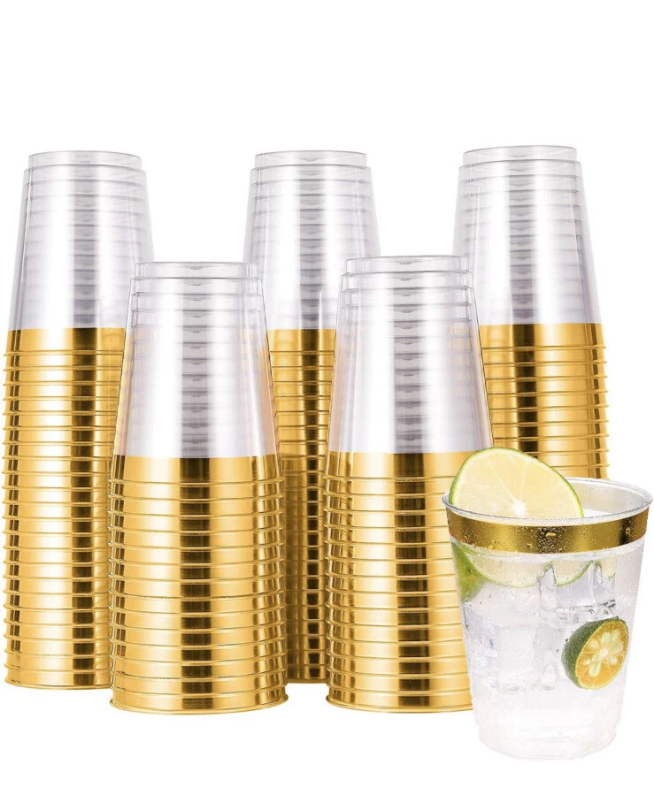 Elegant clear plastic cups sale
