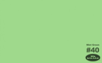 Savage Seamless Background Paper 53'' x 12 yd Mint Green