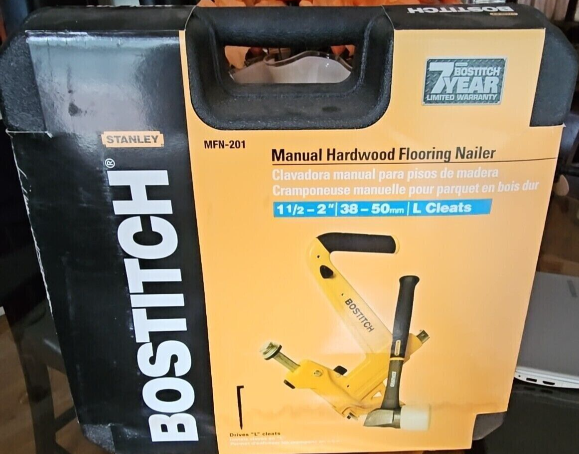 Bostitch MFN201 Manual Flooring Nailer Brand New Flooring Nailer