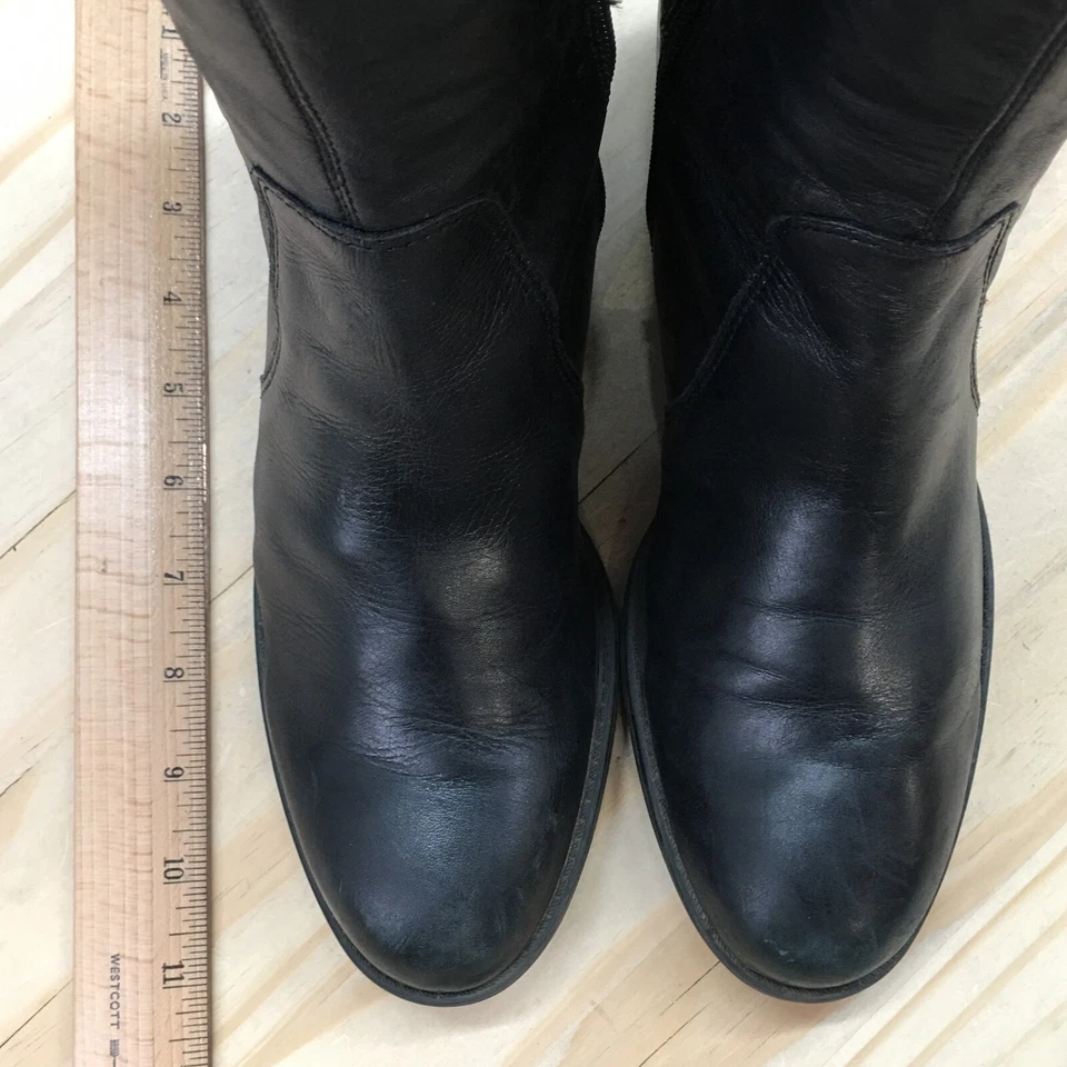 Naturalizer Riding Boots Womens 8.5W Black Arness Knee High Casual Faux Leather - Image 4 of 4