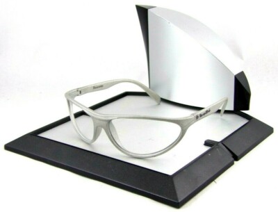 New Old Stock Bolle Anaconda Original Glasses Matte Silver Frames Sunglasses