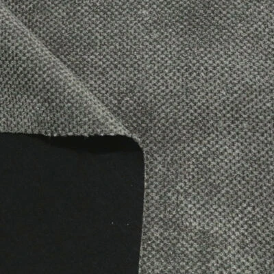 TOLKO STOFFE Grau Polsterstoff Bezugsstoff robust Schwarze weiche Filz Rückseite Meterware