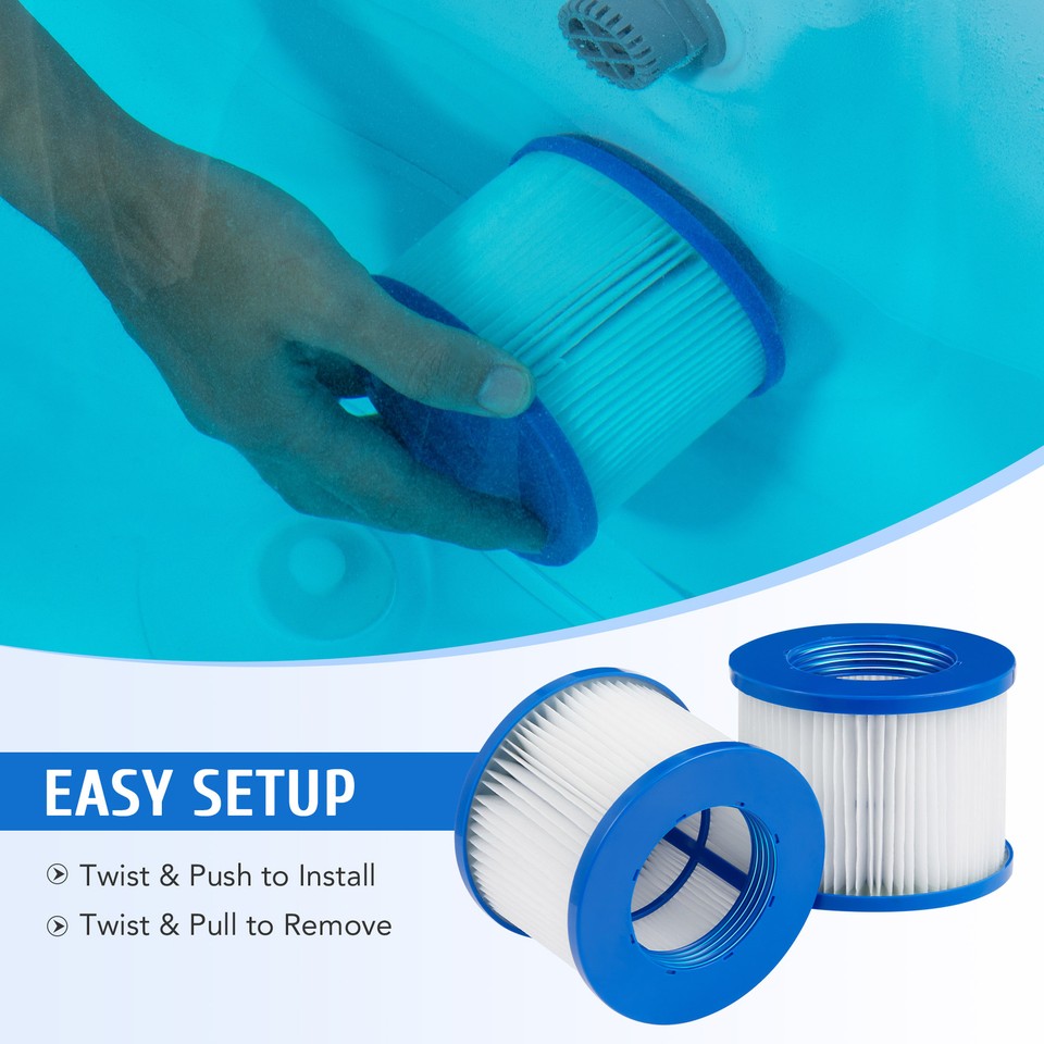 Hot Tub & Spa Replacement Filters for COZ Inflatable Above Ground