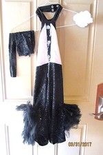 Dance Theatrical Costume Ballerina Jazz Black White Accessories