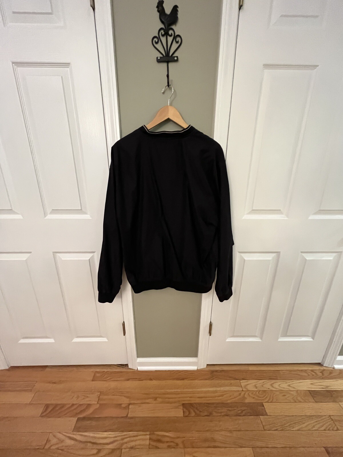 Devon and Jones Black Pull Over Jacket Shirt Size… - image 4