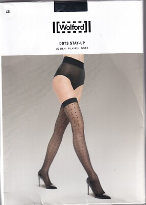 Neufs. GERBE. Lot de 2 Bas Jarretière Stay Ups Voile 15 Den. Noir