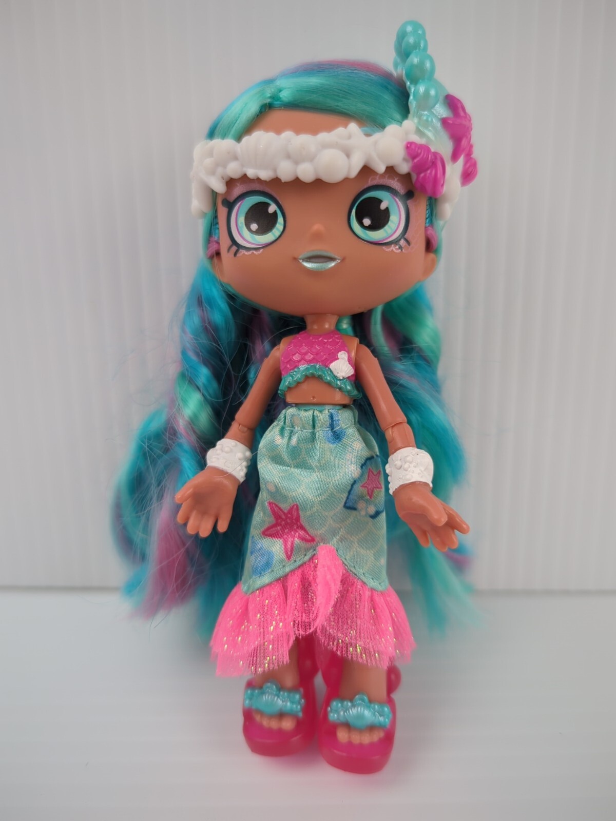 Sia Shell Shopkins Shoppies Blue Dress Shoes Headpiece 