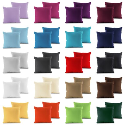 DOPPELPACK JERSEY Kissenbezug 100% BW 160 G/m² Seitenschläferkissen Kissenhülle 