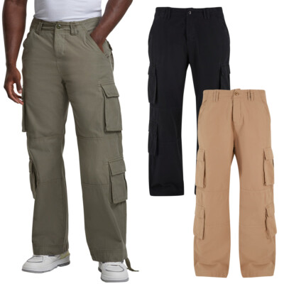 Urban Classics Double Cargo Pants Herren Hosen Cargohosen Funktional Regular Men