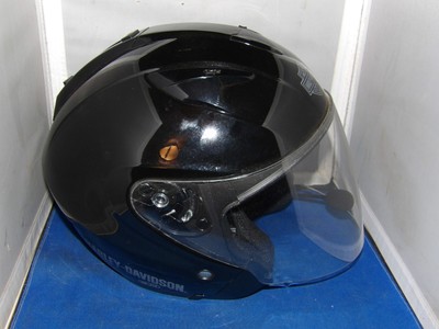 Harley Davidson Motorcycle Black Full Face Helmet HD-J1V DOT Size 
