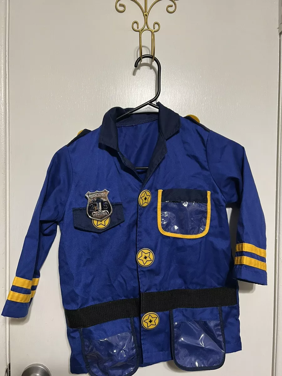Melissa and doug police top officer costume
