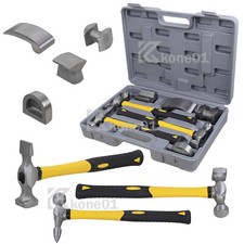 7Tlg. Blechhämmer Hammerset Ausbeulwerkzeug satz Hammer Richtsatz Ausbeulset