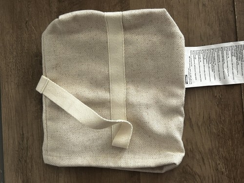 IKEA HAJMAL Snacktasche 105.164.90 Baumwolle/Hanf 51⁄2 x 21⁄4 x 83⁄4 Zoll Neu - Bild 7 von 7