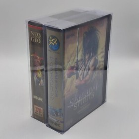 LOT 15 x NEOGEO SNK Neo Geo AES cartridge Clear Plastic Cases Box Protectors dus