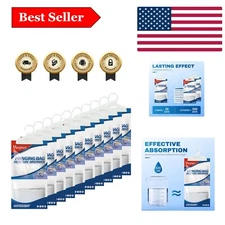 10 Pack Leakproof Hanging Dehumidifier Bags - Humidity Control for Indoor Spaces
