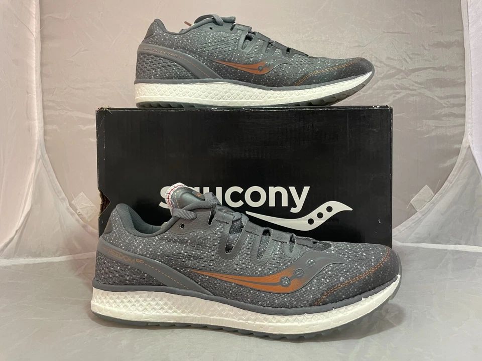 Zapatos para correr Saucony Freedom ISO con caja para mujer Foto 3 de 4