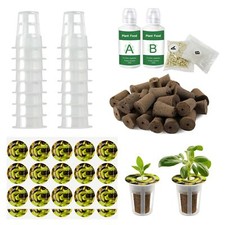 Hydroponic Pods Supplies iFarm 121Pcs: Grow Anything Kit with 40 Grow Sponges... 0.33 per gallon