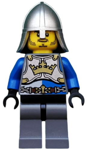 Genuine Lego King's Knight Silver Helmet Minifigure Castle from 70402 -cas516 - Picture 1 of 1