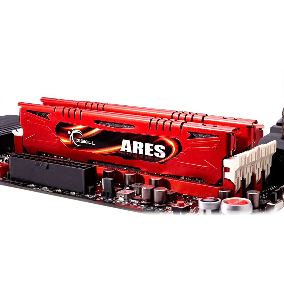 G.Skill Ares 32GB 4x 8GB DDR3 OC 2133MHz PC3-17000U Desktop Gaming Memory Red AB - Image 4 of 4
