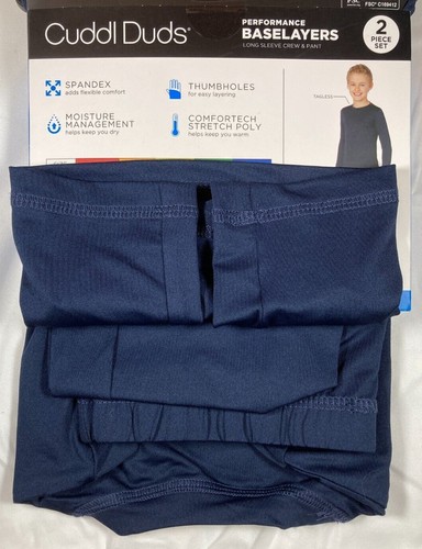 NWT Boys Cuddl Duds Base Layers 2-Piece Top/Pants Assorted Sizes & Colors - Picture 74 of 77