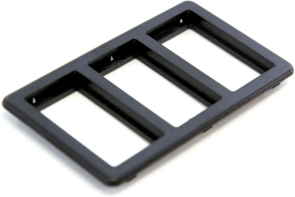 GENUINE OEM   1989 - 1996 JAGUAR XJS CONVERTIBLE 3 SLOT SWITCH BEZEL BCC2303 - Image 3 of 4