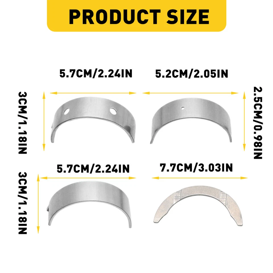 Kit de varilla principal y de cojinete con arandela de empuje para Hyundai Sonata Optima Kia 06-16 2,4 L Foto 3 de 4