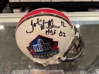 JOHN STALLWORTH HOF 02 PITTSBURGH STEELERS HOF SIGNED MINI HELMET JSA