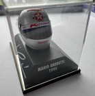 Mario Andretti 1995 autographed Bell Racing Mini Collectors Helmet — photo 9