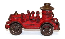 AC Williams Cast Iron Fire Pumper 6 1/4" Original (Spoke wheels)