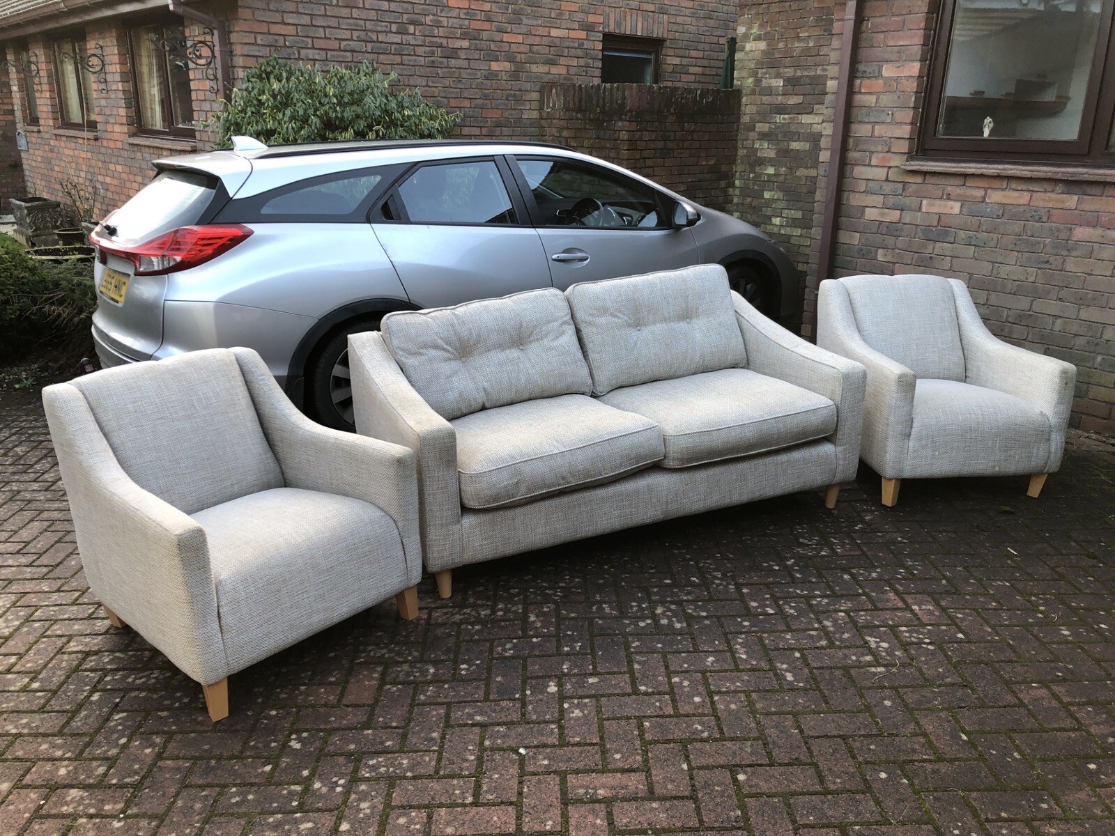 Lovely Sofa & Stuff 3 Seater Sofa And 2 Comfy Armchairs eBay