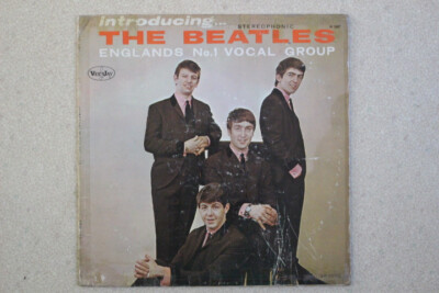 Introducing The Beatles embossed STEREOPHONIC 1964 VJ Lp with Vee