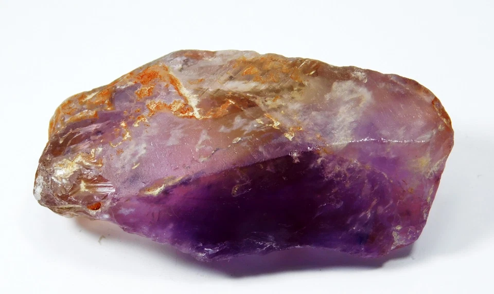 Natural 138.00 Precious Uncut Brazilian Purple Ametrine Mineral Rough P - Image 2 of 3