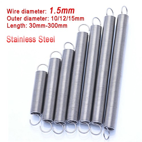1.5mm Hook Stainless Spring Expansion Extension Tension Springs 30