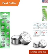 Reliable 10-Pack SR626SW 377 Alkaline Batteries for Watches & Electronics