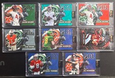 Wild Card CB1 2024 QB Parallel Lot 8 Jalen Milroe Cam Ward Young Manning