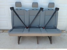 New 2020-2027 Ford Transit Van Rear Seat Row 2 Black Vinyl 62 Wide Row 2
