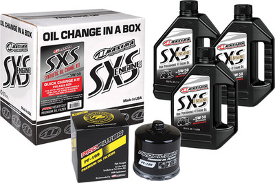 Maxima - 90-189013-TXP SXS Synthetic Oil Change Kit Polaris Turbo 5W-50 RZR XP S