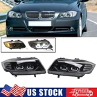 1 Pair LED Headlight L+H For BMW 3-Series E90 E91 2005-2008 Head Lamps Assembly