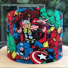 Marvel Comics Superhero Lampshade Table Harp Finial Ceiling