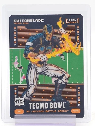SWITCHBLADE TRAVIS HUNTER BATTLE ARENA TECMO BOWL FIRE #26 Q1134