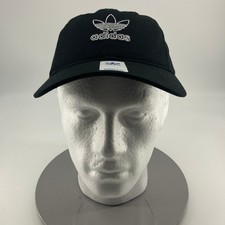 Adidas Cap Originals Trefoil Logo Black Baseball Style Womens Fit