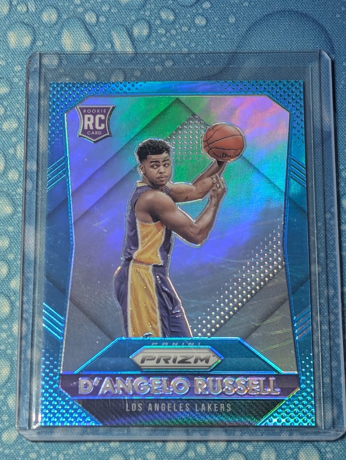 2015-16 Prizm D’Angelo Russell Light Blue Rookie Prizms /199 #322 RC Lakers