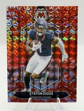 2024 Panini Mosaic - Stefon Diggs #87 Red Camo Mosaic Prizm