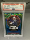 2021 Panini Classics Tom Brady Instant Classics Green /15 New England Patriots