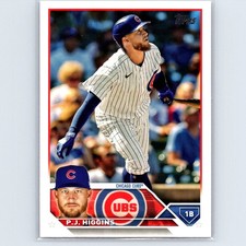 2023 Topps P.J. Higgins #338 Chicago Cubs